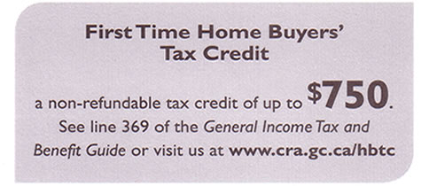 First Time Home Buyer's Tax Credit